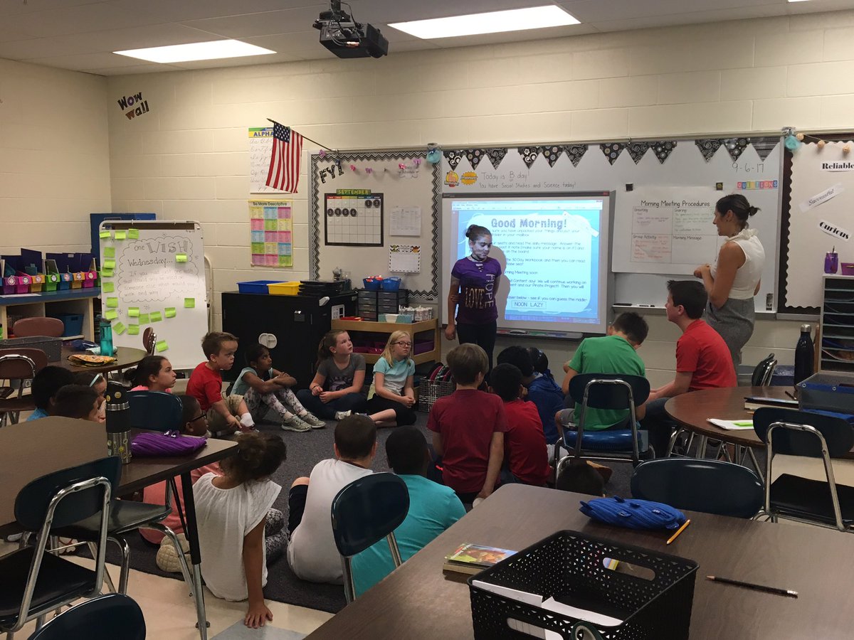 Morning meeting sharing! #LHEpride