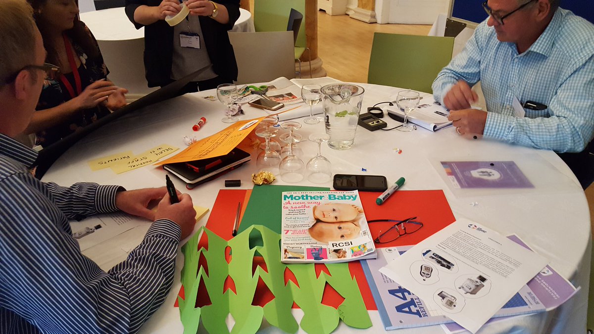 RotundaHospital's tweet photo. Currently at the 'empathising' stage of the #designthinking process. #RotundaInnovation https://t.co/m0k51DvRTQ
