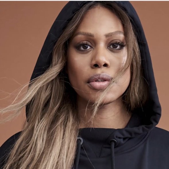 Photos Laverne Cox models for Beyonce's Ivy Park