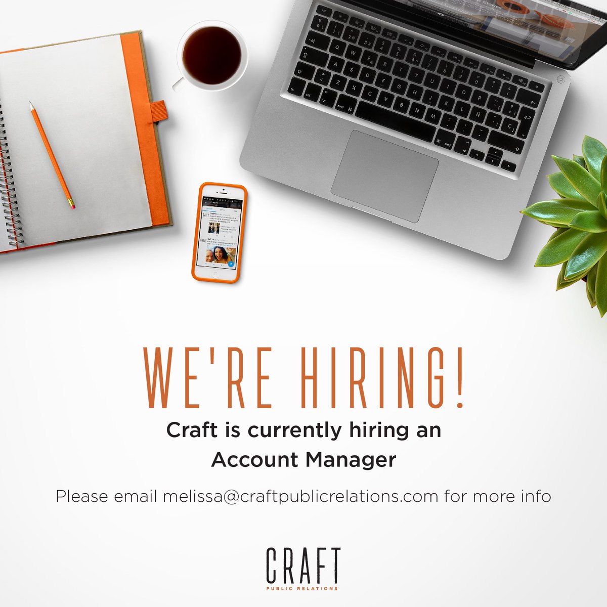 Squee! We're hiring! Come and join our team! #pr #Toronto #humberPR