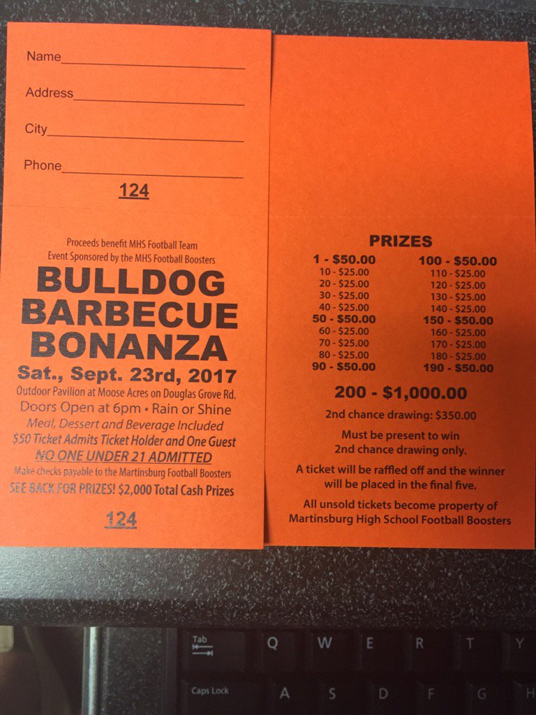 I have Bonanza tickets for sale!