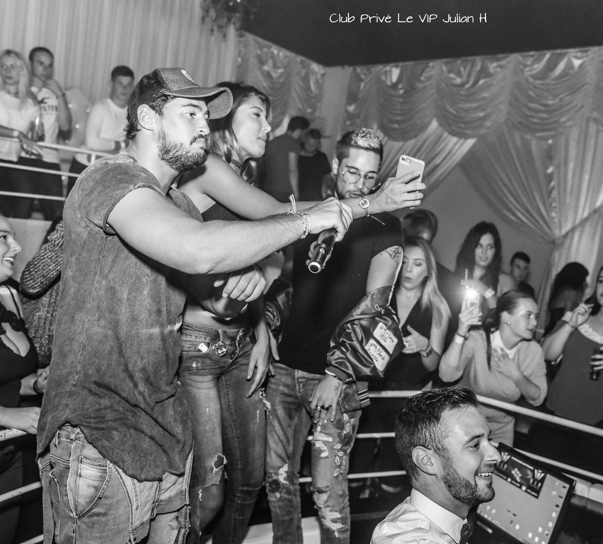 UnDarisien's tweet photo. #PHOTO: @EddySS7, @MelDedigamaOff et @OffRemi au VIP club privée de Venansault (Samedi 2 Septembre). https://t.co/z2GzATQC3A