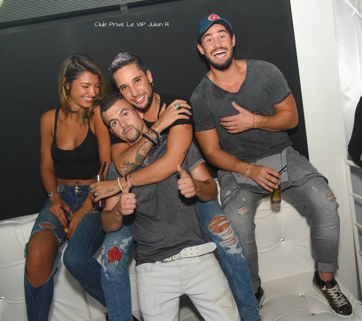 UnDarisien's tweet photo. #PHOTO: @EddySS7, @MelDedigamaOff et @OffRemi au VIP club privée de Venansault (Samedi 2 Septembre). https://t.co/1p4pP1sL61
