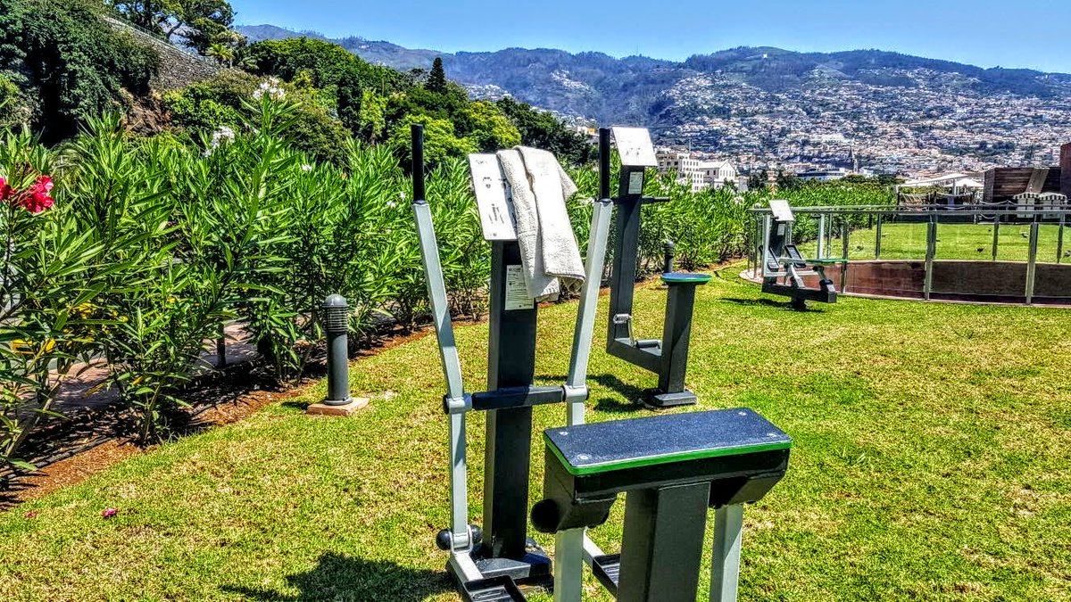Nothing better than workout with this view 🙏🏼😁 @PestanaCR7 #MadeiraIsland #Funchal