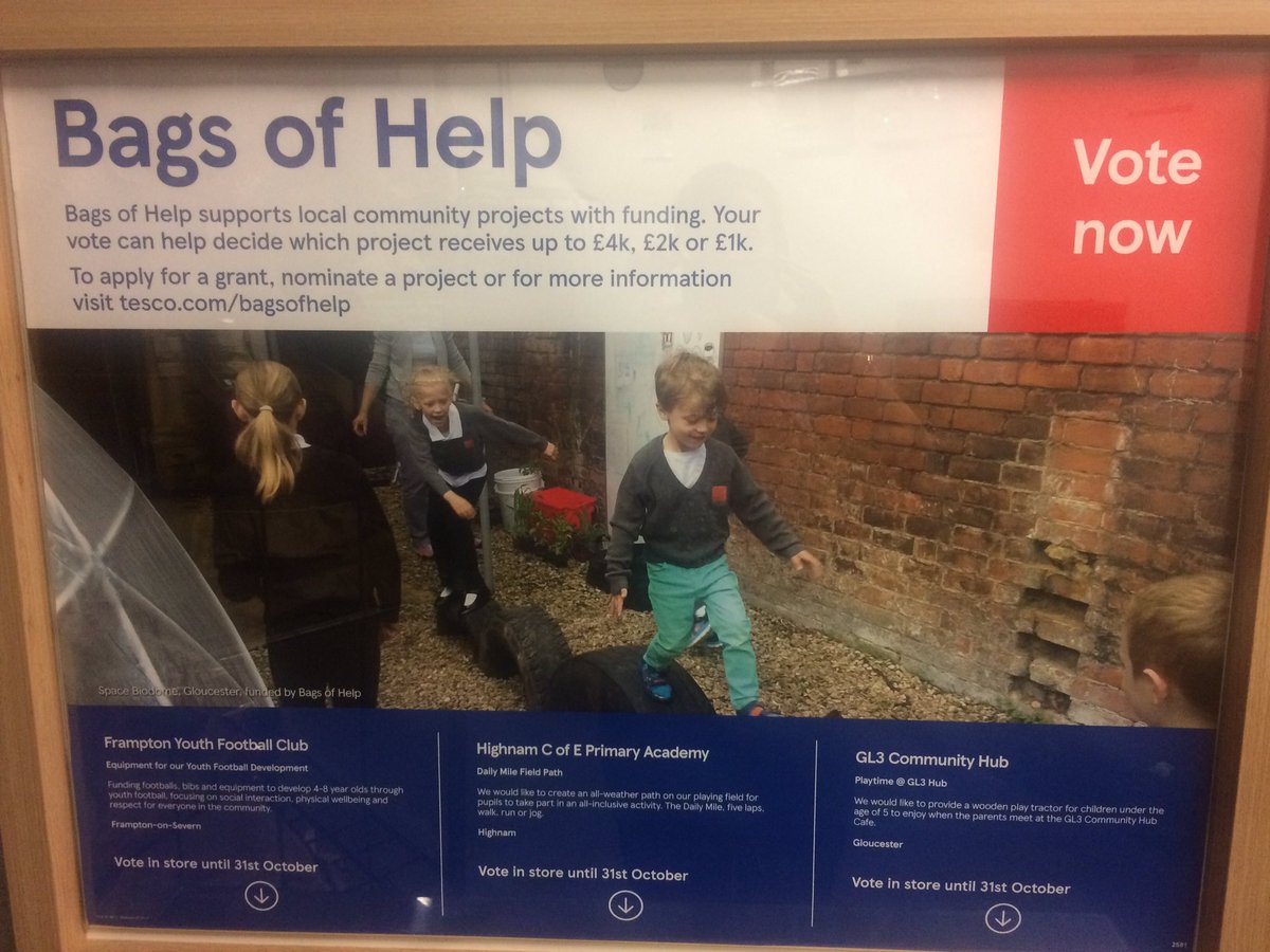 Don't forget to post your blue token to support these fantastic causes#bagsofhelp