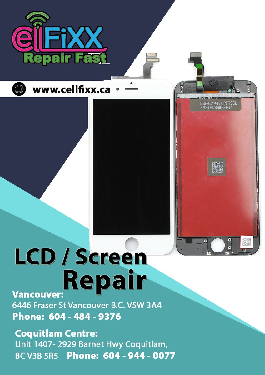 shah74's tweet photo. Broken LCD of your Cell Phone will not affect your dashing personality anymore contact Cellfixx.ca for reliable Repair.

Call Us 6044849376 https://t.co/wqbxehr8Fu