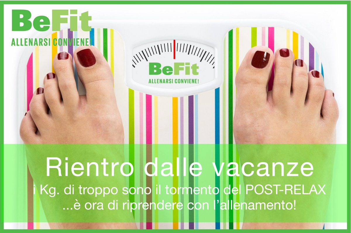 befitlodi's tweet photo. Rientro dalle #vacanze #Kgditroppo è ora di riprendere l'#allenamento ... #postrelax #lodi #palestra #peso #estate #amiche #addominali https://t.co/5pwSUkPlhE