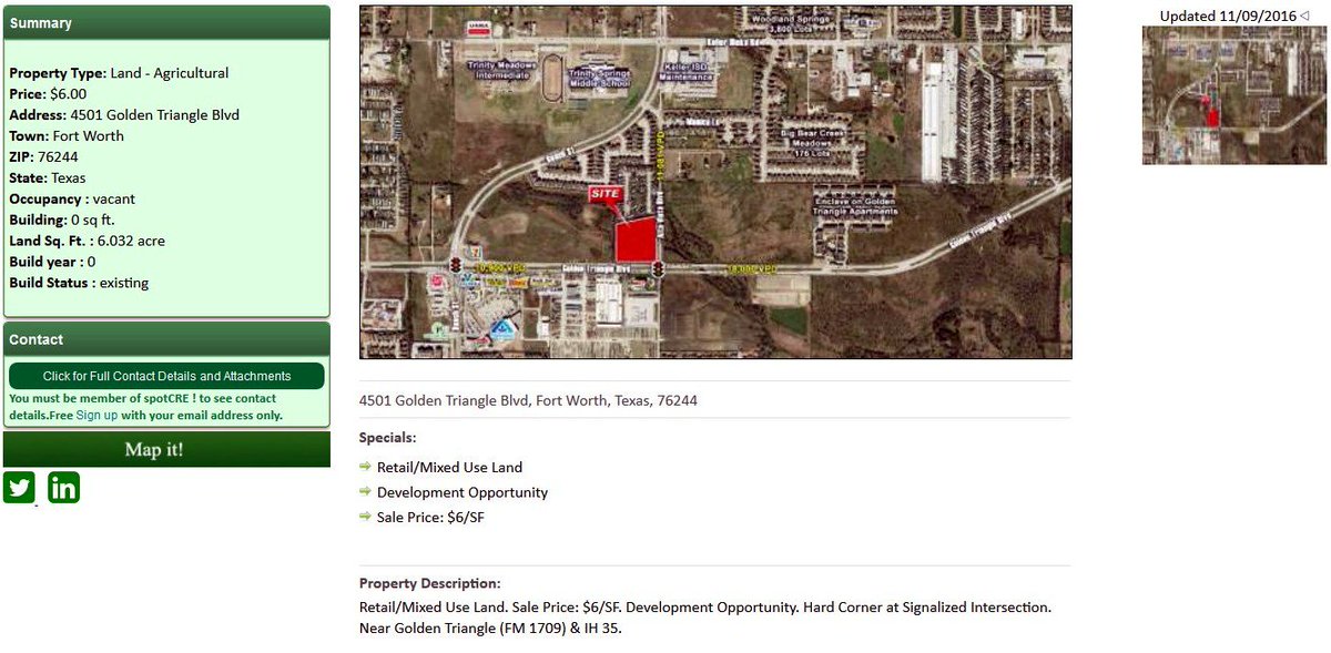 cre_stream's tweet photo. #Retail/#MixedUse #land for your #CRE #development, #FortWoth, Texas, ask @ChampionsDFW for more details
https://t.co/k58iu0HByJ https://t.co/Er5kA3xycf