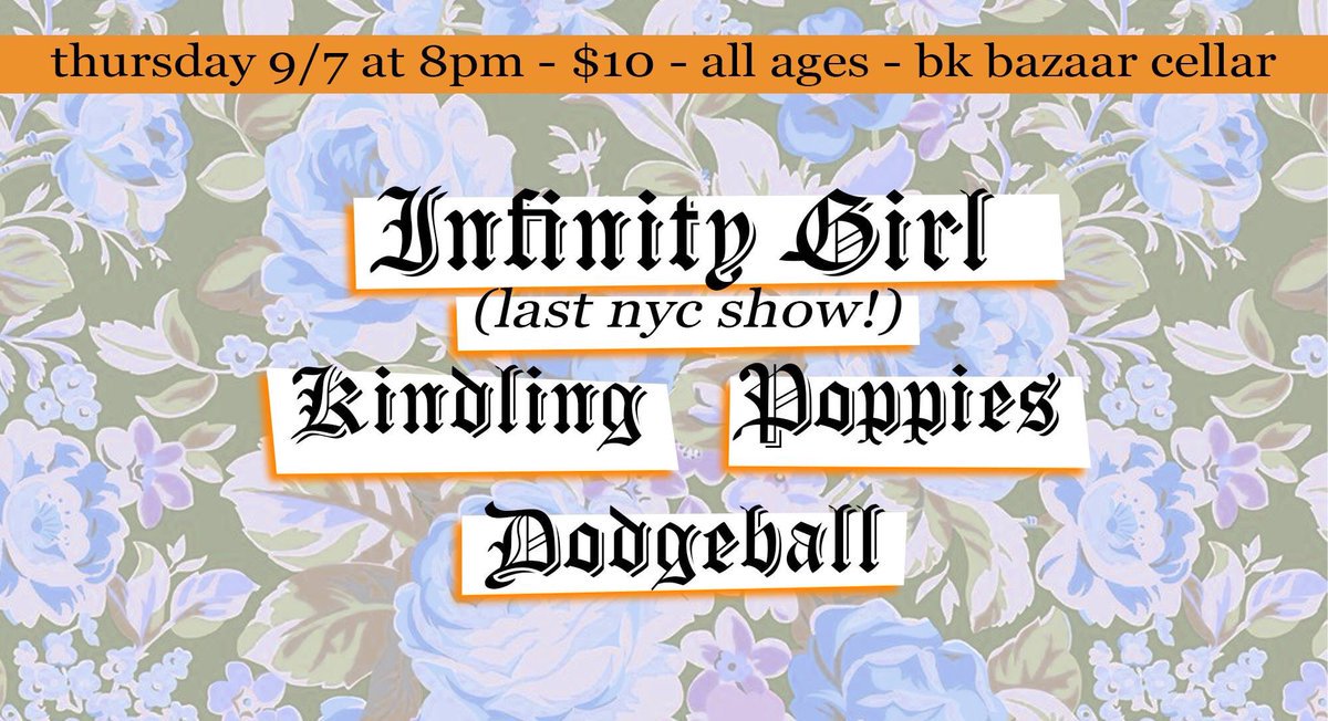 in case ya missed it. new york city: tomorrow is the last time we will be playing a show in you. come celebrate our record and say bai!