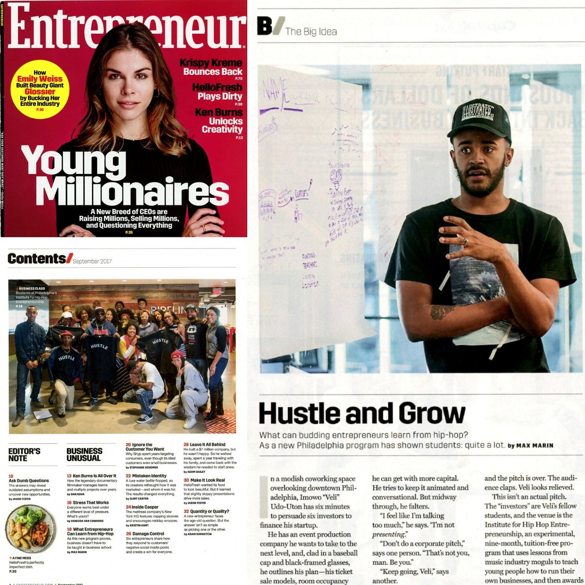 Peep the September 2017 print edition of <a href="/Entrepreneur/">Entrepreneur</a> magazine, showcasing #IHHE. 
#craftyourhustle #empoweryourdreams