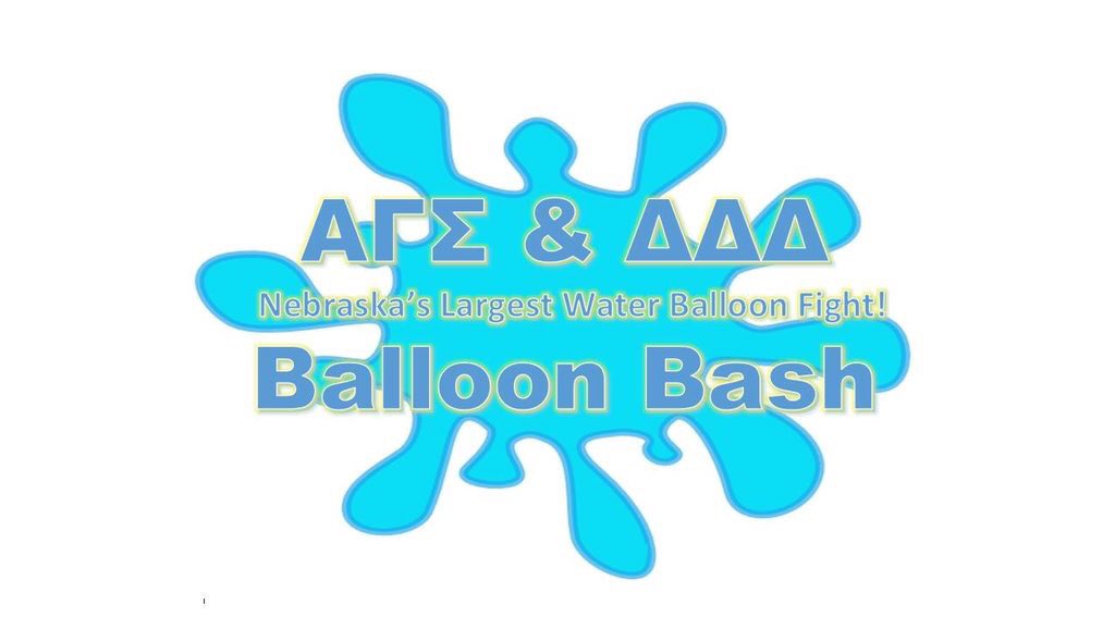 AΓΣ &amp; ΔΔΔ are having a Balloon Bash Philanthropy on September 8th at Mabel Lee for St. Jude and the Special Olympics. $5 or $6 at the gate.