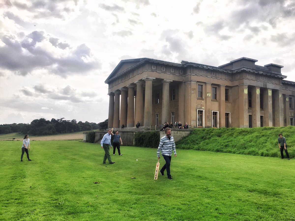 Work hard, play hard! Wonderful being back for our 1st day of stage rehearsal for Jonathan Dove's #GrangeFestMansfieldPark 
#janeausten200