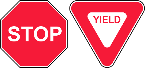 Halton Police Geometry Is Easy Triangle Means Yield And Octagon Means Stop Obey All Signs In School Zones And Have A Safestart To September Ra T Co Z9mabmfhdo