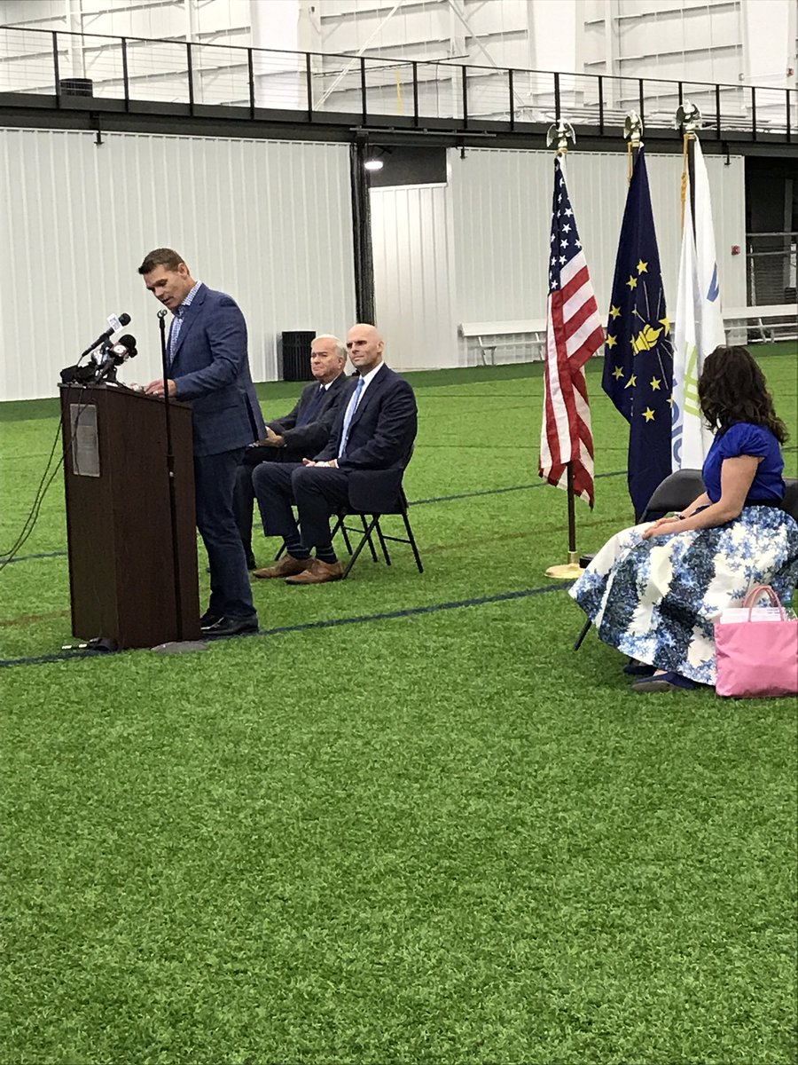 JillDoyle's tweet photo. Excited to be @GrandParkSports for the announcement of Colts Training Camp for the next 10 years in @CityofWestfield. https://t.co/K5qdcHFkD3