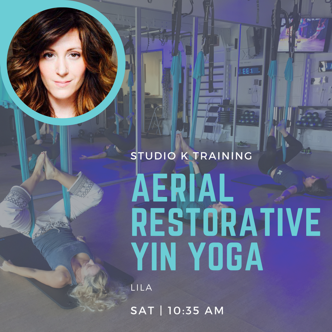 StudioKTraining's tweet photo. Join us Saturday morning for a meditative and restorative Aerial Yoga class. https://t.co/Qjf4gfc6O3 #train4life #aerialyoga #socialfitness https://t.co/lREX8HzUgD