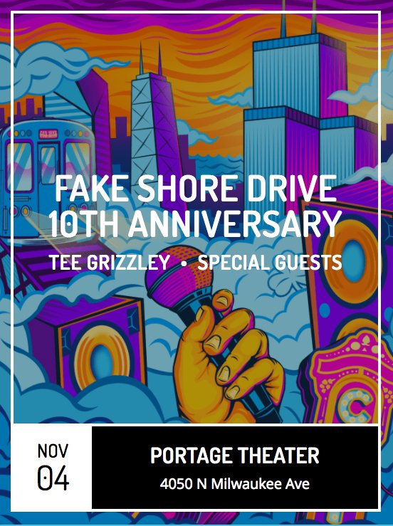 FSD 10 YEAR ANNIVERSARY SHOW #30DaysInChicago

NOVEMBER 4TH

w/ @Tee_Grizzley &amp; MANY SPECIAL GUESTS

BUY TIX NOW: 30days.redbullsoundselect.com