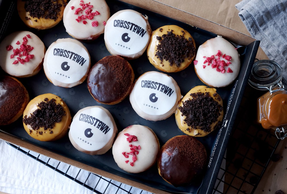 CrosstownLondon's tweet photo. Crosstown Piccadilly launches THIS FRIDAY with a free mini dough bite for our first 200 customers. See you there! #WednesdayWisdom 🍩🍩🍩 https://t.co/wAJ9BtSh2L