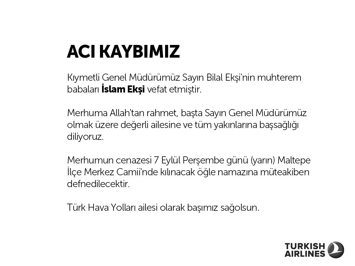 Bilal Ekşi'nin babası vefat etti