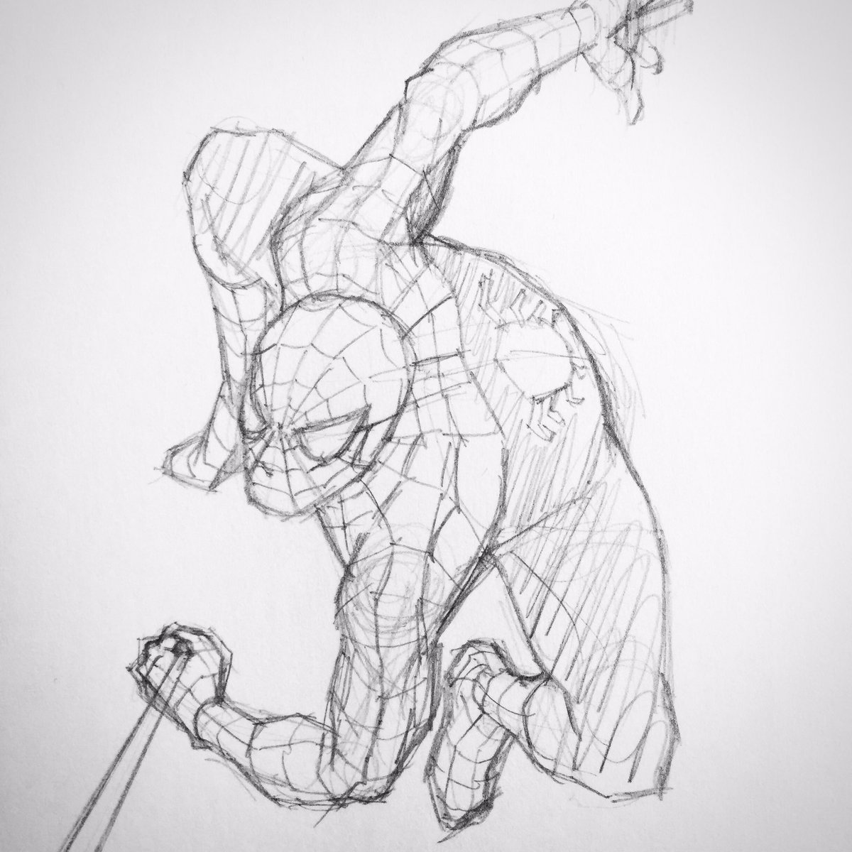 クロセシンゴ Sur Twitter ちょっと進んだスパイダーマン 絵 イラスト アナログ 線画 鉛筆 モノクロ 白黒 ラクガキ スケッチ スパイダーマン アメコミ Illustration Art Artwork Draw Drawing Sketch Marvel T Co Rirmyfn845