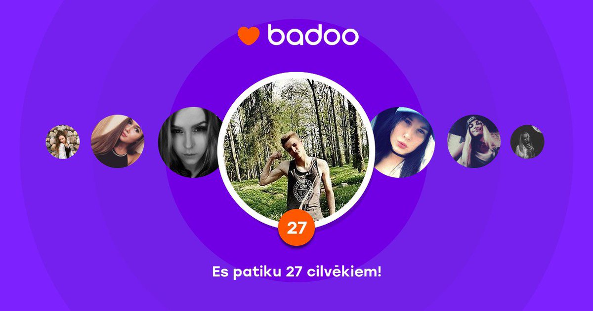 Lai veicas kopā ar Ēriks un citiem interesantiem cilvēkiem apkārtnē, kad pieraksties Badoo!