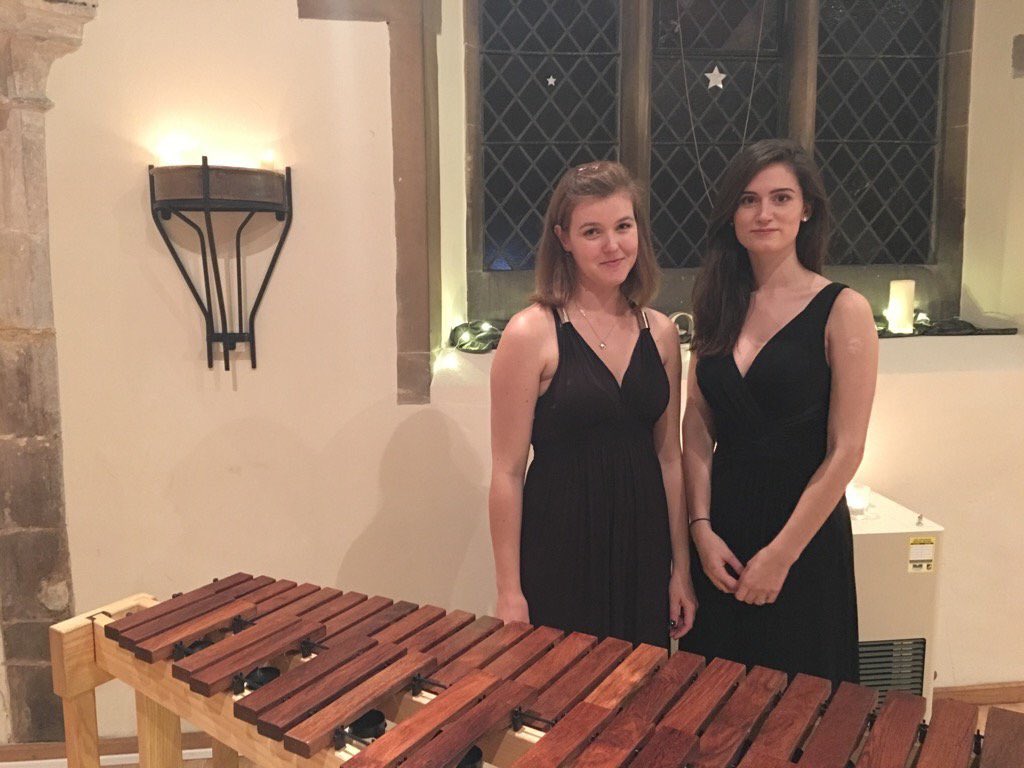 We've had the best time this week, 2 fabulous concerts in Lincoln. Thanks to all who came and saw us, see you next time! #percussing #duo