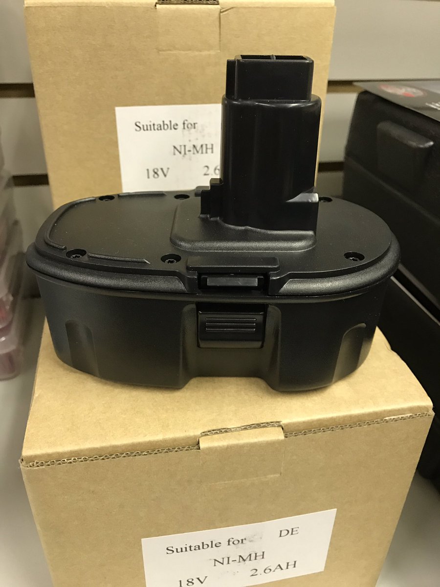 NewarkBatterCo's tweet photo. Brand new #DeWalt battery packs. $49.95 https://t.co/Yt2FDDEWuw