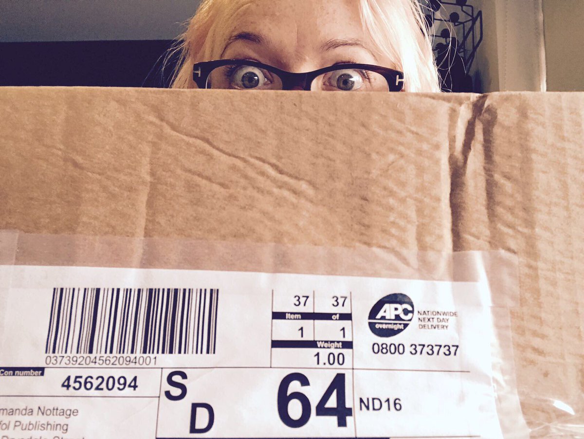 This afternoon, a package addressed to <a href="/AmandaKNottage/">Amanda Nottage</a> arrived at CHM HQ...