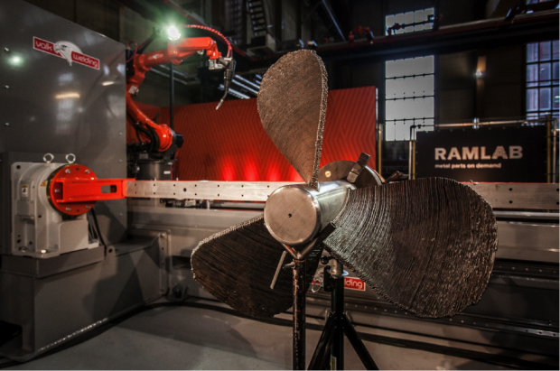 AlexADSK's tweet photo. .@RAMLABNL unveils first #3Dprinted ship component in partnership with @autodesk. #FutureOfMakingThings https://t.co/8PmZqjrCaZ https://t.co/0APZo0cVA3