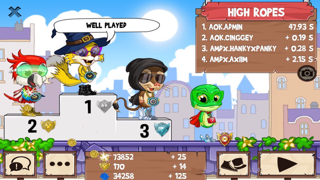 frnurika's tweet photo. I just played a golden fox! #funrun2 #Admin #HANKYXPANKY #AXIIM https://t.co/Ge0ZUo3EcF