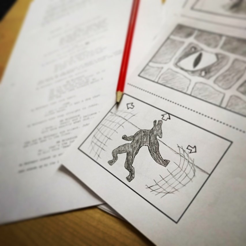 KennySquirrel's tweet photo. Werewolf storyboards are coming together nicely!
 #werewolf #Filmmaking #halloween #film #scary #horrormovies #horrorshorts #Wolfpack https://t.co/4Fe9sDzwE0