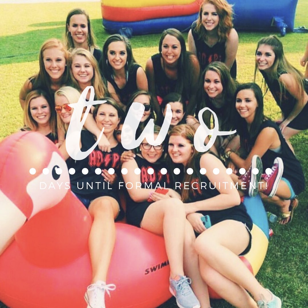 fmuadpi's tweet photo. Can't believe it's been a year since bid day 2016! We hope to see you at the icecream social tonight #gogreek https://t.co/11EO3wox2h