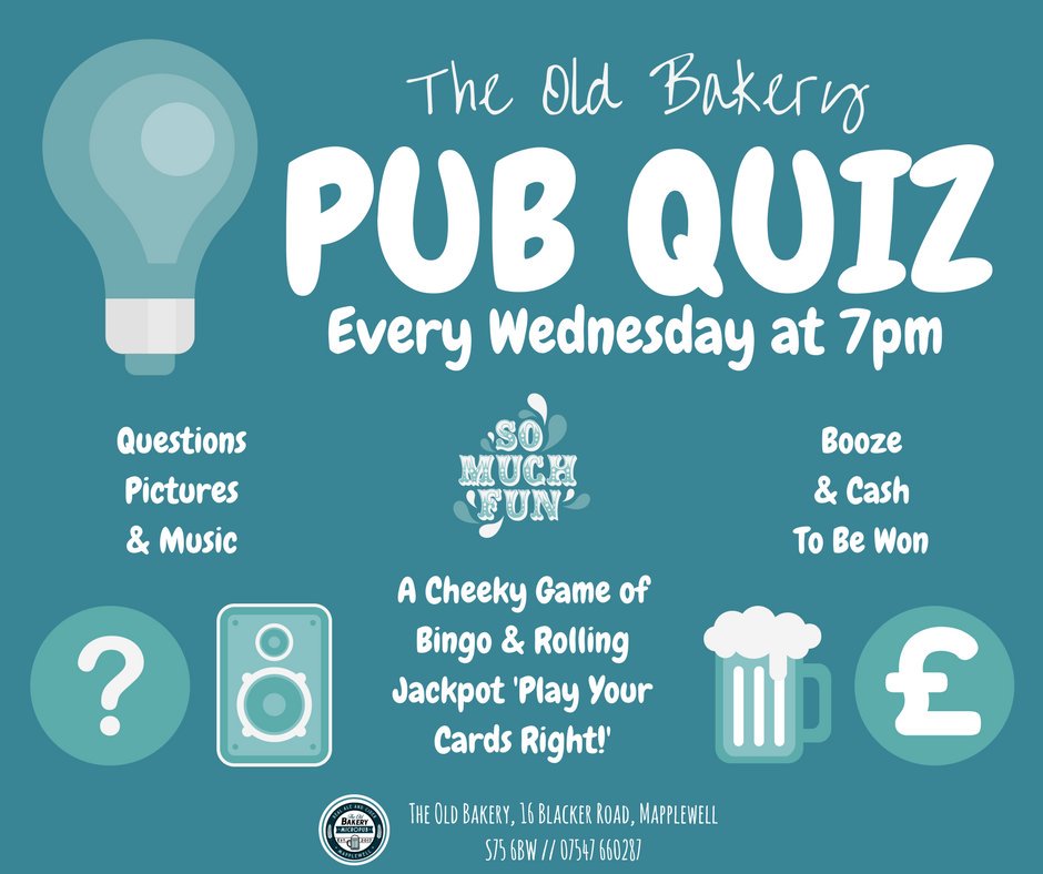 OldBakery_mapp's tweet photo. Don't forget tonight from 7pm... Quiz! #WednesdayWisdom #barnsleyisbrill @BarnsleyCAMRA #beeroclock #quiz #questiontime https://t.co/R6C8VZB8L9