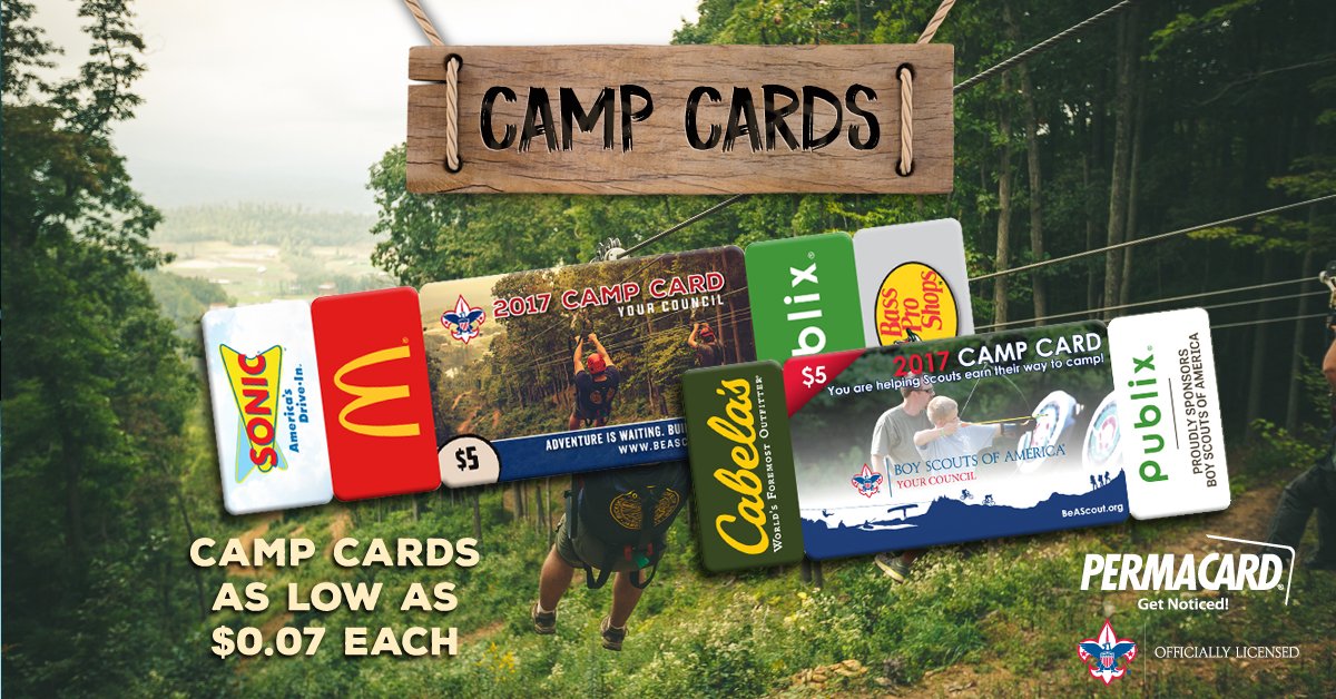 PermaCard's tweet photo. Want to learn more about Camp Cards? Click the attached link and send us a message! https://t.co/cM85txWXH4 https://t.co/A66AApfUqs