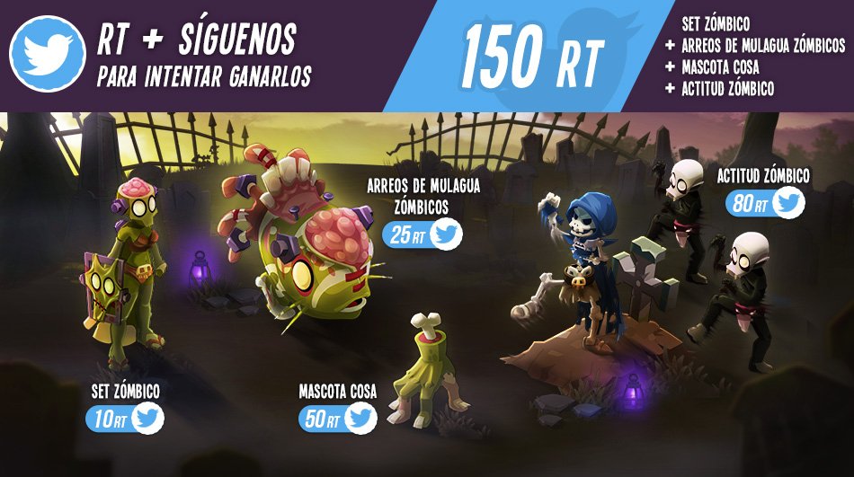 Empieza nuestro concurso para ganar alguno de los siguientes artículos. ¿Llegaremos a los 150 RT? No dejes de RT la imagen