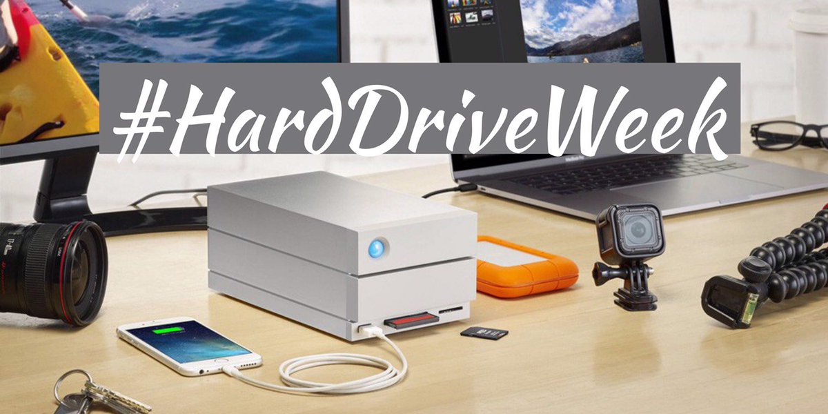bhphoto's tweet image. Enter the Sweepstakes!
Tweet a photo of your current Hard Drive with the tag #HardDriveWeek for a chance to win a new Hard Drive!