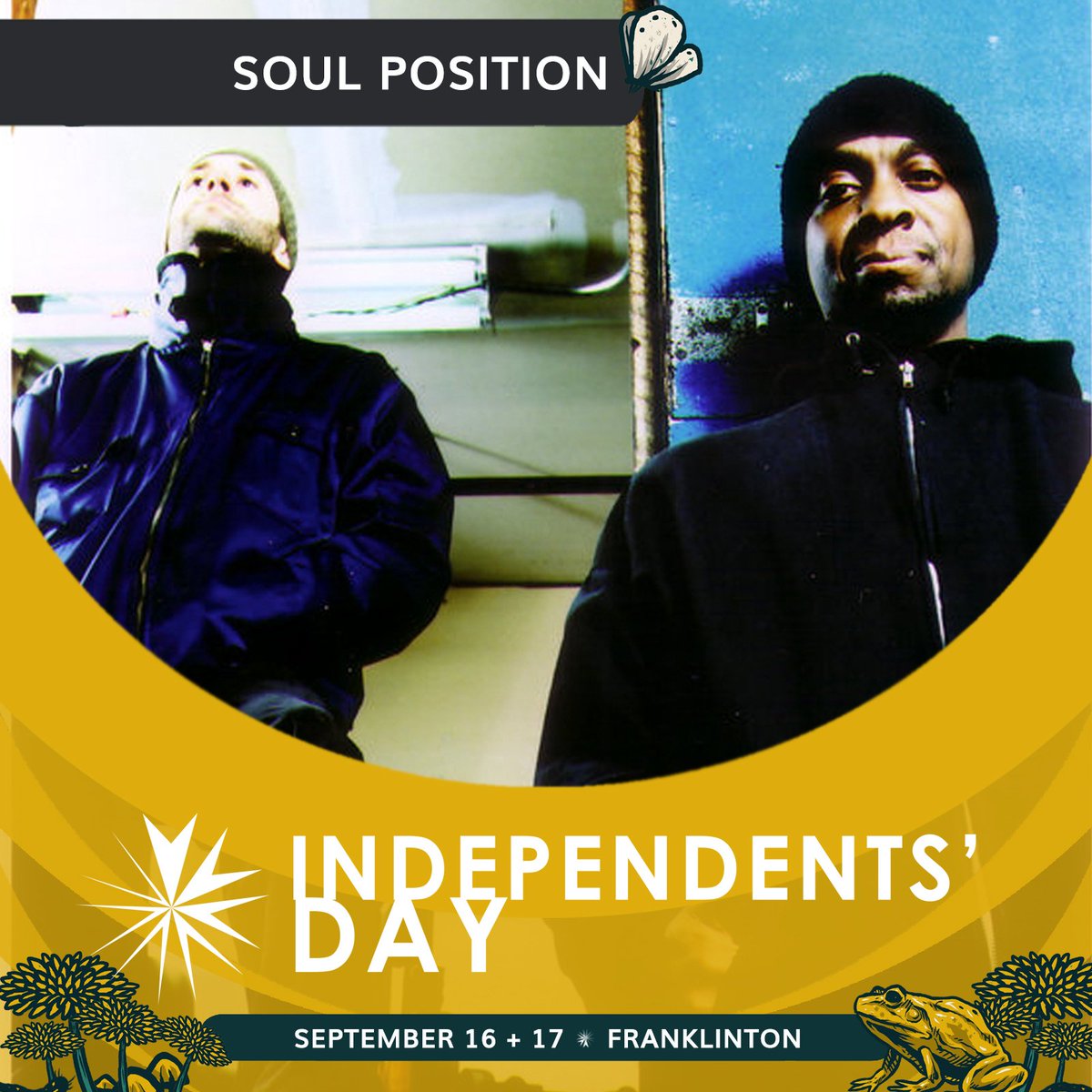 RJD2 + Blueprint will once more join forces to bring Soul Position to the ID stage. 9/16 | 11:00 PM on the South Stage