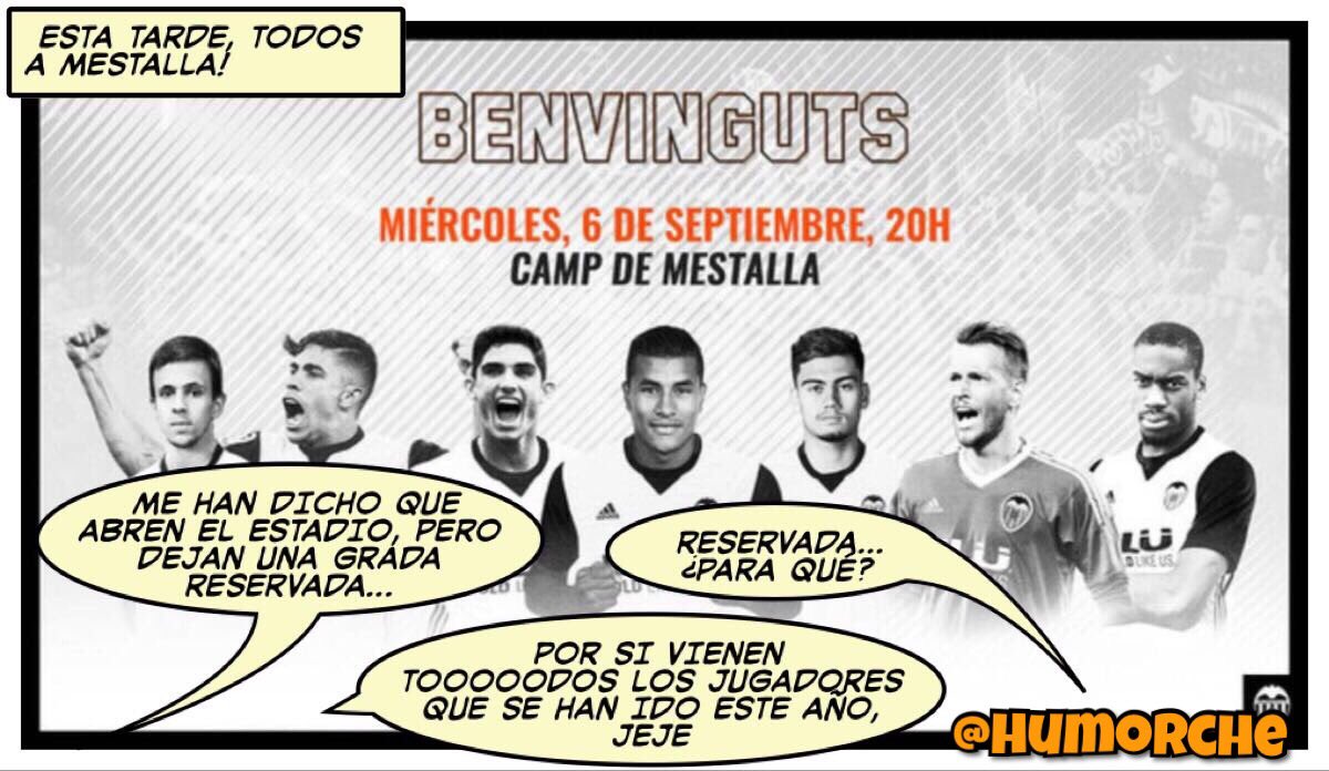 humorche's tweet image. Benvinguts a LIMpiezas Mestalla! #FichajesVCF #ValenciaCF #SomVCF #SomFamilia