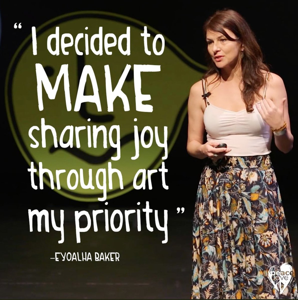 eyoalha's tweet image. One of the best decisions I've ever made: to create and share joy through art. @peacelove Storytellers event Rhode Island #sharejoy #art