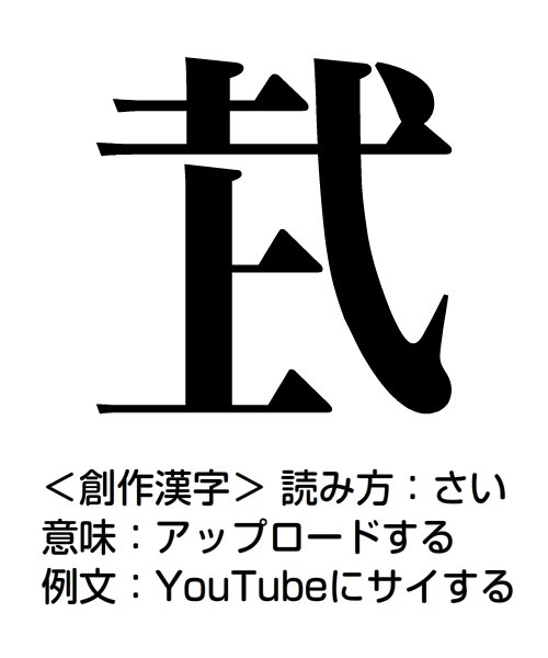 Olo 創作漢字 アップロードする