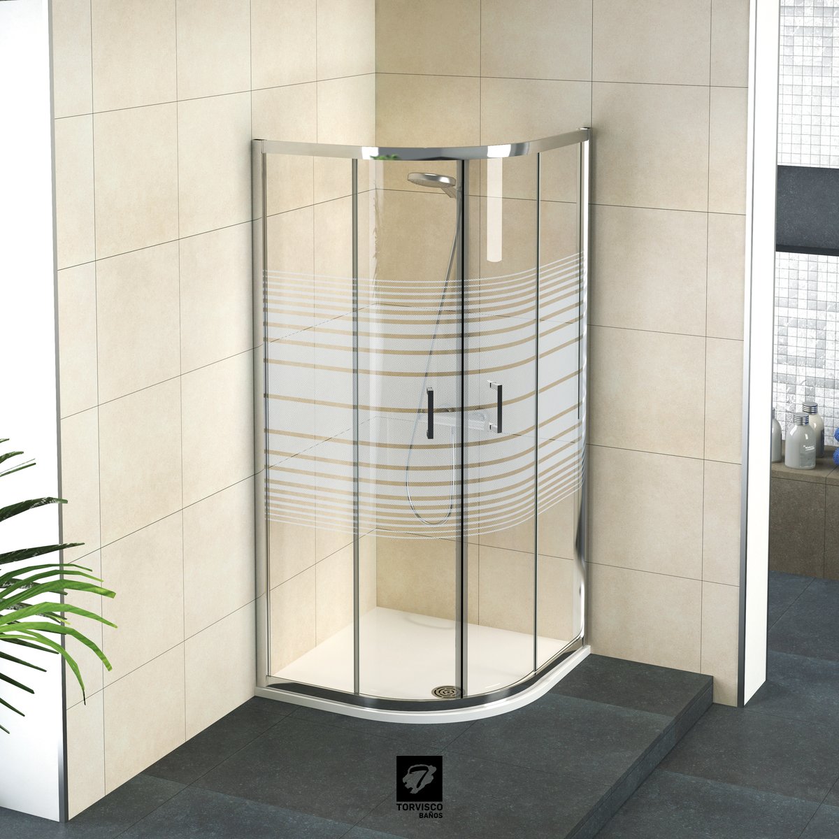 TorviscoGroup's tweet photo. Nuestra mampara con curvas, el modelo NIZA. En #Bathglass puedes encontrar todas las #mamparas que fabricamos.
https://t.co/6IRhDZJ60s https://t.co/P2ENvL7Imc