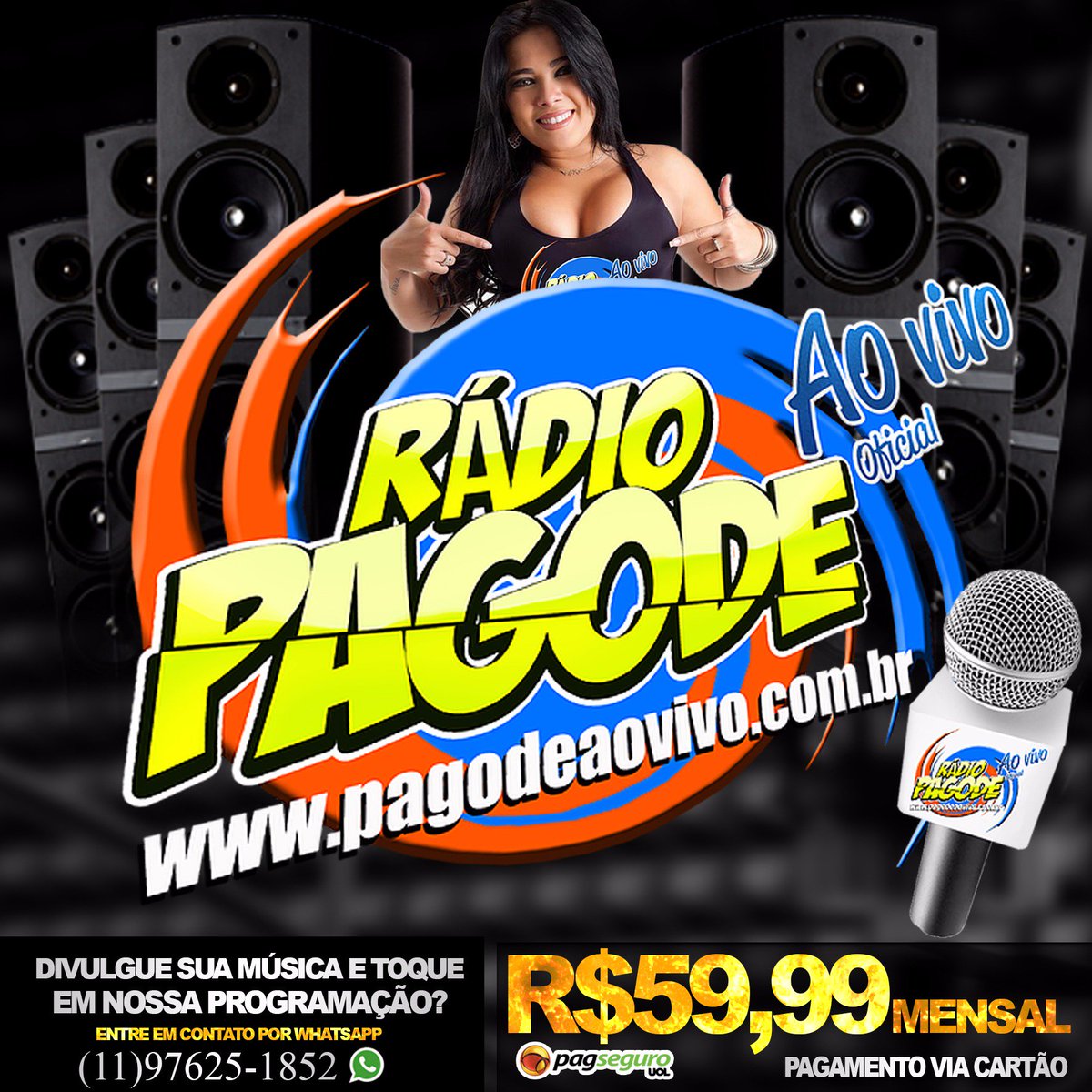 Pagodeaovivo's tweet photo. ((( NOVO PACOTE DE DIVULGAÇÃO ))) 👇
DIVULGAR SEUS TRABALHOS NA PAGODE AO VIVO A RÁDIO DE SAMBA E PAGODE MAIS ACESSADA DA INTERNET https://t.co/TMAGug36qx