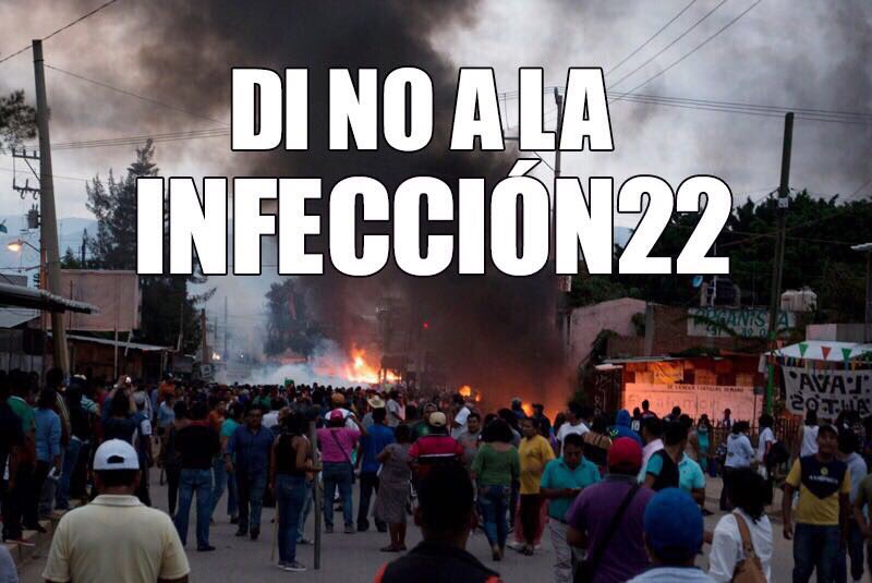 escaparate_oax's tweet photo. Oaxaca ya está hasta la madre de estos chantajistas https://t.co/uVLoCBHcHY