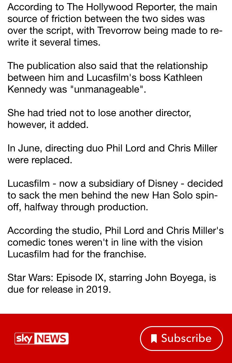 jackgriffiths78's tweet photo. @SkyNews how come you haven't included the actress of the main character in the new StarWars Trilogy? Cos she's female or? https://t.co/qomZoJR91B