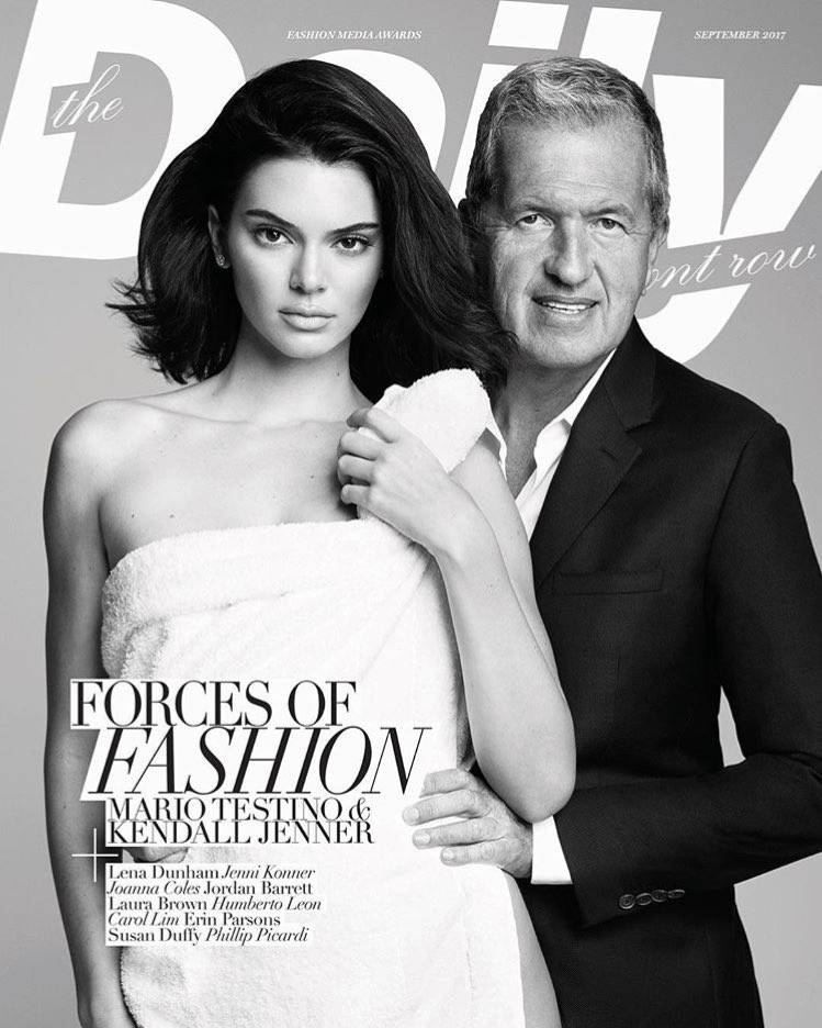 Glaziang's tweet photo. FASHION | @mariotestino & @kendalljenner will be honored at the 5th Fashion Media Awards on Friday (๐ท @ericraydavidson) #GlaziaNow #FMAs2017 https://t.co/RpLQFIkEln