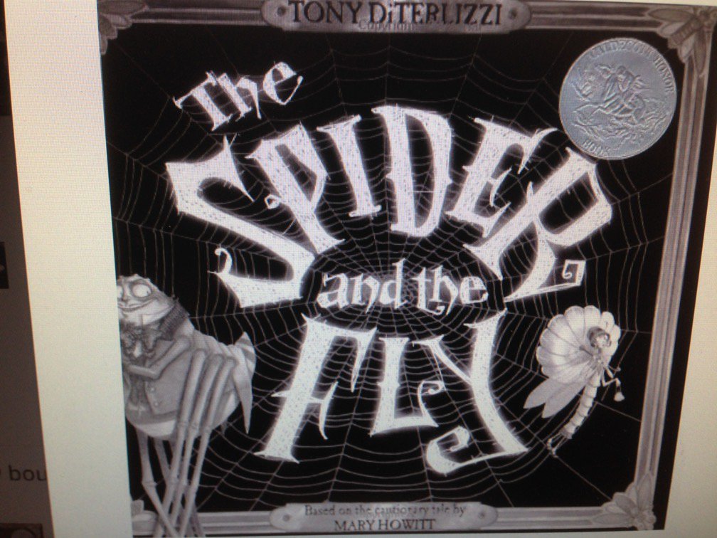 Happy Birthday Tony DiTerlizzi?Have you read his Caldecott Honor Book,The Spider and the Fly? Fabulous illustrations 