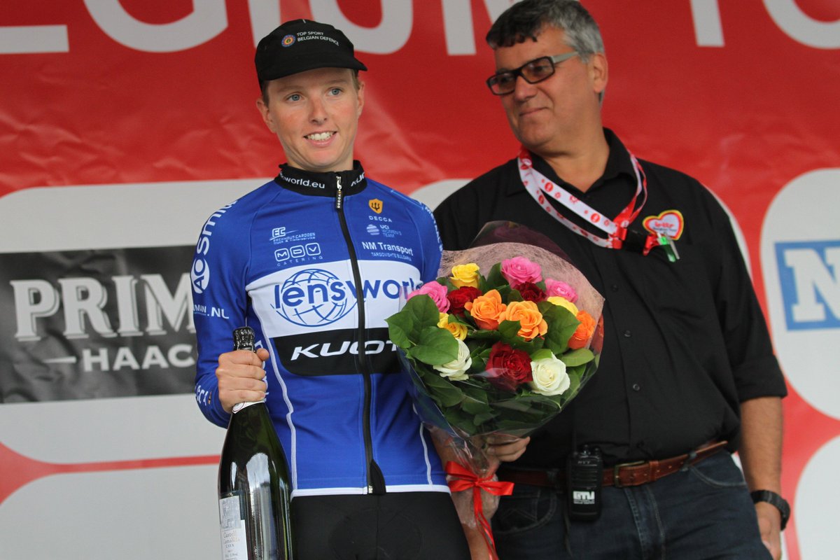 LensworldKuota's tweet photo. 5th place for @KaatHannes & best in the sprint competition after being in the break for most of day! #Lensworld #LottoBelgiumTour #GoodJob https://t.co/5wxETkmvc5