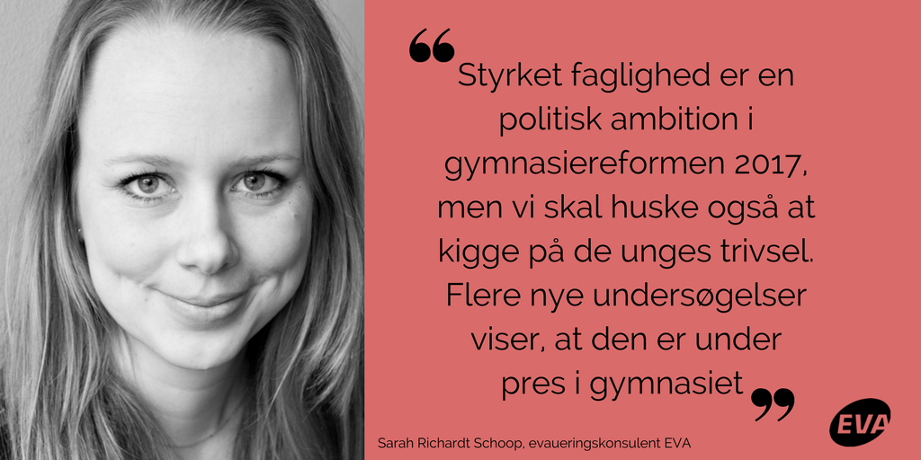 evaluerdk's tweet photo. Hvorf trives nogle unge ik på gym udd? EVAs @SarahSchoop r vært for Trivselslaboratoriet på @Udddebat: https://t.co/Hu6o6r8hgC #gymnasiechat https://t.co/N9sblwMvvM