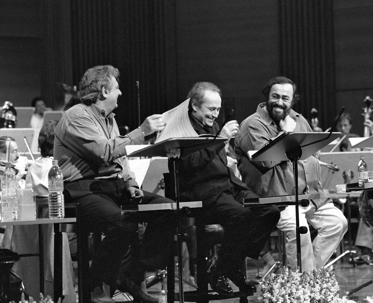10 años sin Pavarotti. Hace casi 20, su voz resonó en el escenario del Real junto a <a href="/PlacidoDomingo/">Placido Domingo</a> y José Carreras.