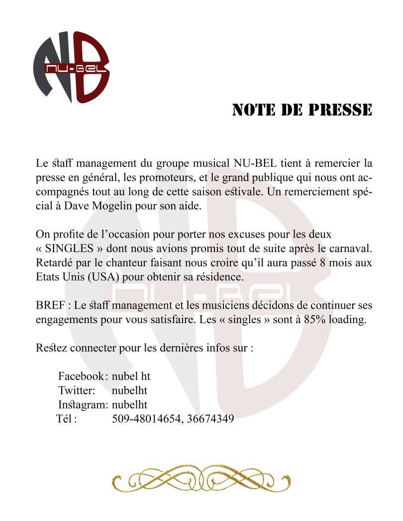 NU-BEL HT tweet media