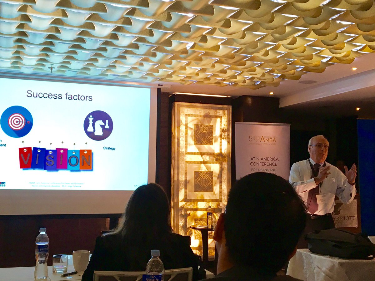 xavierordenana's tweet photo. Closing session of #AMBA17 Latin American conference with Jorge Talavera, @esanperu on the value added to graduates in business schools https://t.co/FS4CLul7L1